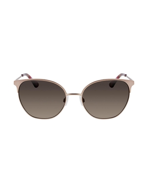 Taille moyenne Anne Klein Metal Round Sunglasses   | ZAB-9375744